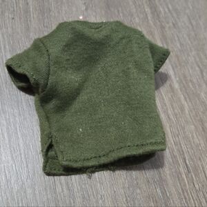 G.I. Joe By Hasbro Green Apparel Green Shirt For G.I. Joe Doll (Fits Barbie Dol)